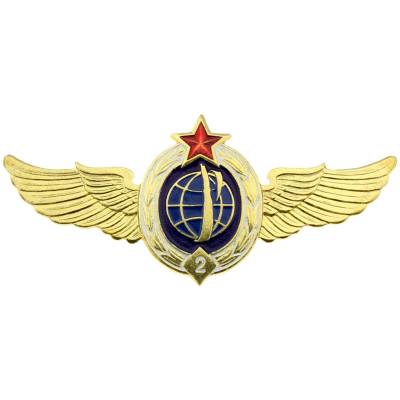 Знак нагрудный Классность ВКС 2 класс закрутка (2301185) - HAKKI.RU