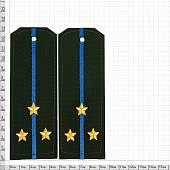 Погоны ВДВ / ВКС на офисную форму Старший лейтенант м/вышивка рип-стоп пластик (2203062) - ВОЕНТОРГ ТЫЛОВИК