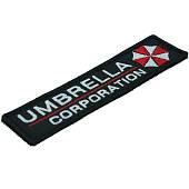 Нашивка ( шеврон патч patch ) тактическая UMBRELLA CORPORATION вышитая полоса на липуче 12х3 черная (2509086) - ВОЕНТОРГ ТЫЛОВИК