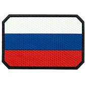 Нашивка ( шеврон патч patch ) тактическая флаг RUSSIA / РОССИЯ ( триколор ) 3D PVC ( пластизоль ) на липучке 9х6 триколор (2504807) - ВОЕНТОРГ ТЫЛОВИК