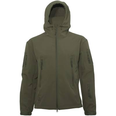Куртка TAC SoftShell тактическая демисезонная ветровлагозащитная мембрана оливковая (1105103) - HAKKI.RU