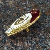 Знак нагрудный Военное училище общевойсковое СССР закрутка (2301941) - ВОЕНТОРГ ТЫЛОВИК