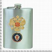 Набор подарочный с символикой ФСБ России / Герб ( орел ) РФ ( фляга 9 OZ-270 мл+стопки 2х30 мл+стопка складная 1х150 мл+лейка ) (4801877) - ВОЕНТОРГ ТЫЛОВИК