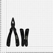 Инструмент многофункциональный ( Multi Tool ) 9 инструментов +10 насадок черный (3304995) - ВОЕНТОРГ ТЫЛОВИК