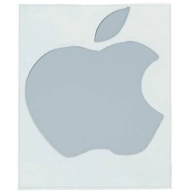 Наклейка металлизированная Apple ( Эппл ) 5х4.2 (4420055) - HAKKI.RU