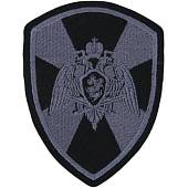 Нашивка ( шеврон ) на рукав ФСВНГ ( Росгвардия ) Общая 8х10 вышитая черно-серая (2503174) - ВОЕНТОРГ ТЫЛОВИК