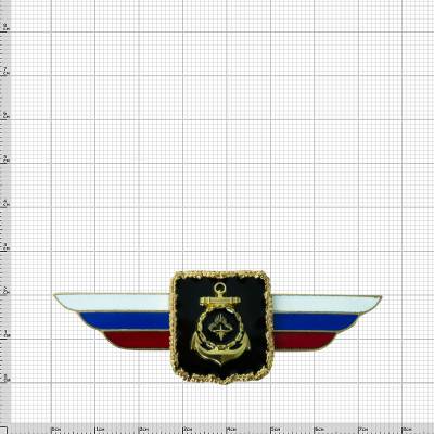 Знак должностной Командующего Северным флотом закрутка (2309025) - HAKKI.RU