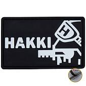 Нашивка ( шеврон патч patch ) тактическая HAKKI 3D PVC ( пластизоль ) на липучке 8х5 черная (2504315) - ВОЕНТОРГ ТЫЛОВИК