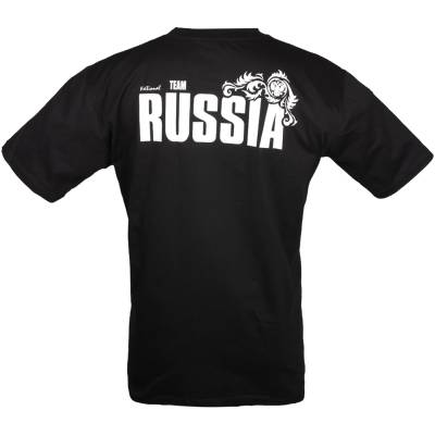Футболка Team Russia (двуглавый орел) черная (1208221) - HAKKI.RU
