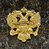 Знак нагрудный Герб ( орел ) РФ на булавке золотистый (2301847) - ВОЕНТОРГ ТЫЛОВИК