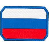 Нашивка ( шеврон патч patch ) тактическая флаг России ( триколор ) 3D PVC ( пластизоль ) на липучке 7х5 синий (2504220) - ВОЕНТОРГ ТЫЛОВИК