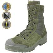 Ботинки с высоким берцем ( берцы ) GARSING ( ГАРСИНГ ) G.R.O.M. FLEECE 0140 О демисезонные на молнии оливковые (1502299) - ВОЕНТОРГ ТЫЛОВИК