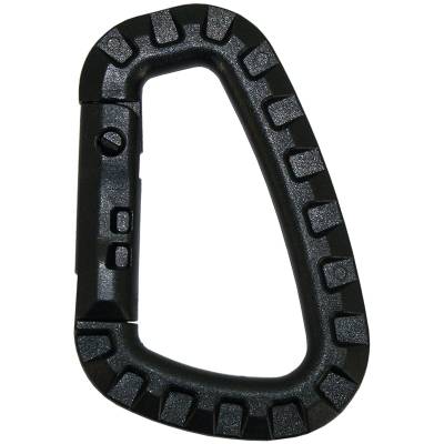 Карабин ( carabiner ) Geoline GPc-PC-1 54742 пластиковый чёрный (3323014) - HAKKI.RU