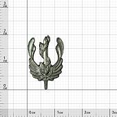 Эмблема ( знак ) петличная ( петлица ) Экологическая служба защитная (2102007) - ВОЕНТОРГ ТЫЛОВИК