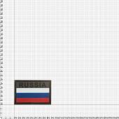 Нашивка ( шеврон патч patch ) тактическая флаг RUSSIA ( триколор ) 3D PVC ( пластизоль ) на липучке 9х6 оливковая (2504809) - ВОЕНТОРГ ТЫЛОВИК