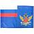 Флаг ФСИН ( Федеральная служба исполнения наказаний ) РФ 30х40 (4703972) - HAKKI