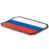 Нашивка ( шеврон патч patch ) тактическая флаг RUSSIA / РОССИЯ ( триколор ) 3D PVC ( пластизоль ) на липучке 9х6 триколор (2504807) - ВОЕНТОРГ ТЫЛОВИК