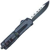 Нож складной MICROTECH автоматический выкидной Scrab 0885 D/E / Волк в чехле серебристый (3913061) - ВОЕНТОРГ ТЫЛОВИК