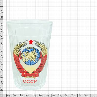 Стакан граненый с символикой Герб СССР (4609123) - HAKKI.RU
