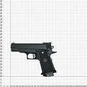 Пистолет GALAXY пневматический страйкбольный Colt 1911 mini магазин 10 шт калибр 6 мм (3219032) - ВОЕНТОРГ ТЫЛОВИК