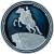 Знак нагрудный Медный всадник на булавке (2301556) - HAKKI