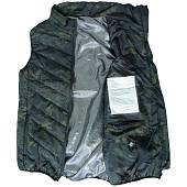 Жилет TAC мужской с подогревом камуфлированный camo-multi черный (1103001) - ВОЕНТОРГ ТЫЛОВИК