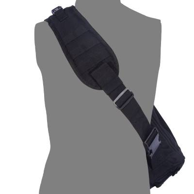 Рюкзак TAC тактический однолямочный 15х53х23 20 л черный (3306960) - HAKKI.RU