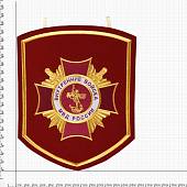 Вымпел большой с вышивкой МВД ГАИ (черный) (4504057) - ВОЕНТОРГ ТЫЛОВИК