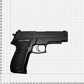 Пистолет GALAXY пневматический страйкбольный Sig Sauer P226 магазин 10 шт калибр 6 мм (3219009) - ВОЕНТОРГ ТЫЛОВИК