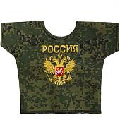 Рубашка ( чехол) сувенирная Герб России на бутылку цифра зеленая (4405015) - ВОЕНТОРГ ТЫЛОВИК