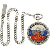 Часы карманные ПОЛЕТ ( POLJOT ) мужские с символикой Герб ( Орел ) России 2035/905.1.001 (4104006) - ВОЕНТОРГ ТЫЛОВИК