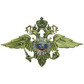 Наклейка металлизированная МВД России 85х52 мм (4420027) - ВОЕНТОРГ ТЫЛОВИК