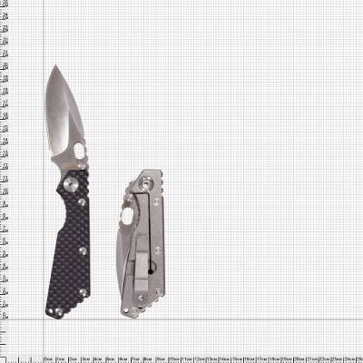 Нож складной STRIDER KNIVES с клипсой черный (3914038)  - HAKKI.RU