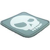 Нашивка ( шеврон патч patch ) тактическая Череп 3D PVC ( пластизоль ) на липучке 7,2х7,2 серая  (2504717) - ВОЕНТОРГ ТЫЛОВИК