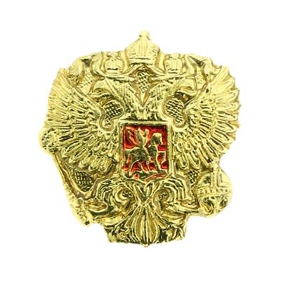 Знак фрачный Герб ( Орел ) России на пимсе (2302096) - HAKKI.RU