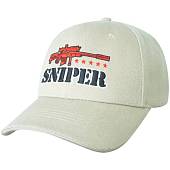 Бейсболка 726 GEAR Sniper вышитая на липучке песочная (1401140) - ВОЕНТОРГ ТЫЛОВИК