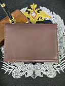 Обложка ( портмоне ) для автодокументов с жетоном ГРУ ГШ ВС РФ бордовая (4204117) - ВОЕНТОРГ ТЫЛОВИК