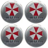 Наклейки на диски литые автомобиля Амбрелла ( UMBRELLA ) D-56 мм серебристые (12050028) - ВОЕНТОРГ ТЫЛОВИК