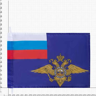 Флаг МВД ( Министерство внутренних дел ) России 40х60 (4704144) - HAKKI.RU