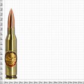 Зажигалка патрон с символикой Вооруженные силы России газовая 140 мм золотистая (4403163) - ВОЕНТОРГ ТЫЛОВИК