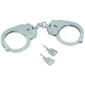 Наручники Handcuffs БР-1КФ ( БР-С БРС ) КРАБ конвойные с фиксатором никелированные (3204017) - ВОЕНТОРГ ТЫЛОВИК