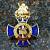 Знак фрачный СОБР золотистый (2302961) - HAKKI