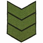 Знак - годичка ( нашивка шеврон ) нарукавный за выслугу лет ( по годам службы ) 15 лет полевой вышитый (2508090) - ВОЕНТОРГ ТЫЛОВИК