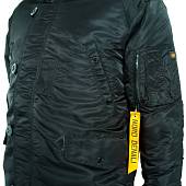 Куртка NORD DENALI аляска HUSKY SHORT BLACK / ORANGE черная (1105176) - ВОЕНТОРГ ТЫЛОВИК