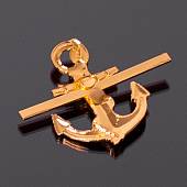 Эмблема ( знак ) петличная ( петлица ) Якорь 23 мм золотистая (2102217) - ВОЕНТОРГ ТЫЛОВИК