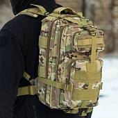 Рюкзак TAC штурмовой 30х45х23 30 л камуфлированный camo-multi (3306994) - ВОЕНТОРГ ТЫЛОВИК