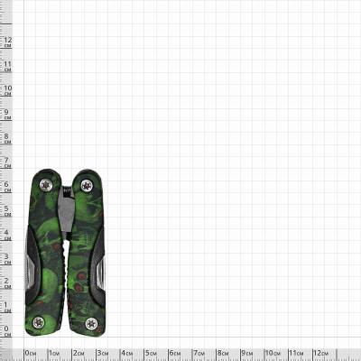 Инструмент многофункциональный ( Multi Tool ) 9 инструментов череп зеленый 7 (3304983) - HAKKI.RU