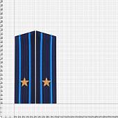 Погоны ВКС / ВДВ / ВВС повседневные на китель Майор р/в скос галун (2202028) - ВОЕНТОРГ ТЫЛОВИК
