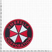Нашивка ( шеврон патч patch ) тактическая UMBRELLA CORPORATION вышитая на липучке D-8,5 черная (2509040) - ВОЕНТОРГ ТЫЛОВИК