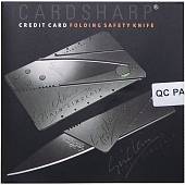 Нож складной ( визитка ) IAIN SINCLAIR CardSharp 2 classic черный (3914048)  - ВОЕНТОРГ ТЫЛОВИК
